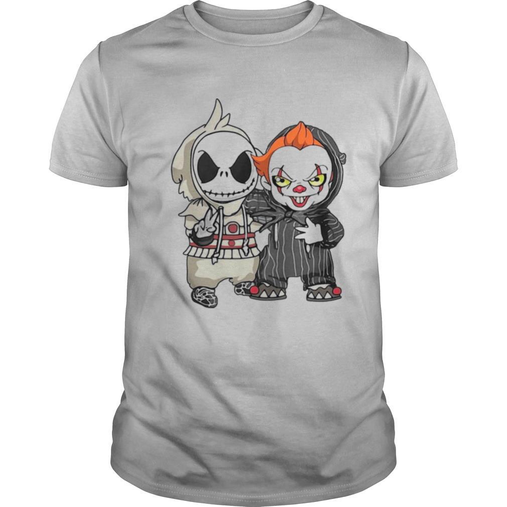 Jack Skellington And Pennywise shirt