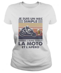 Je suis un mec simple jaime la moto et lapero vintage retro  Classic Ladies