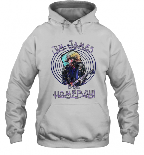 Jim James Is My Homeboy Playing Guitar T-Shirt Unisex Hoodie