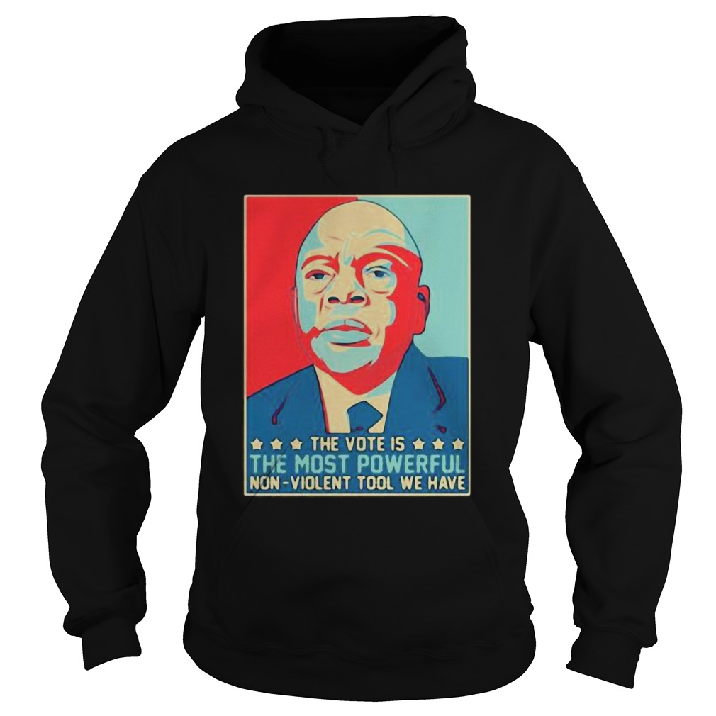 John lewis the vote is the most powerful non violent tool we have Hoodie