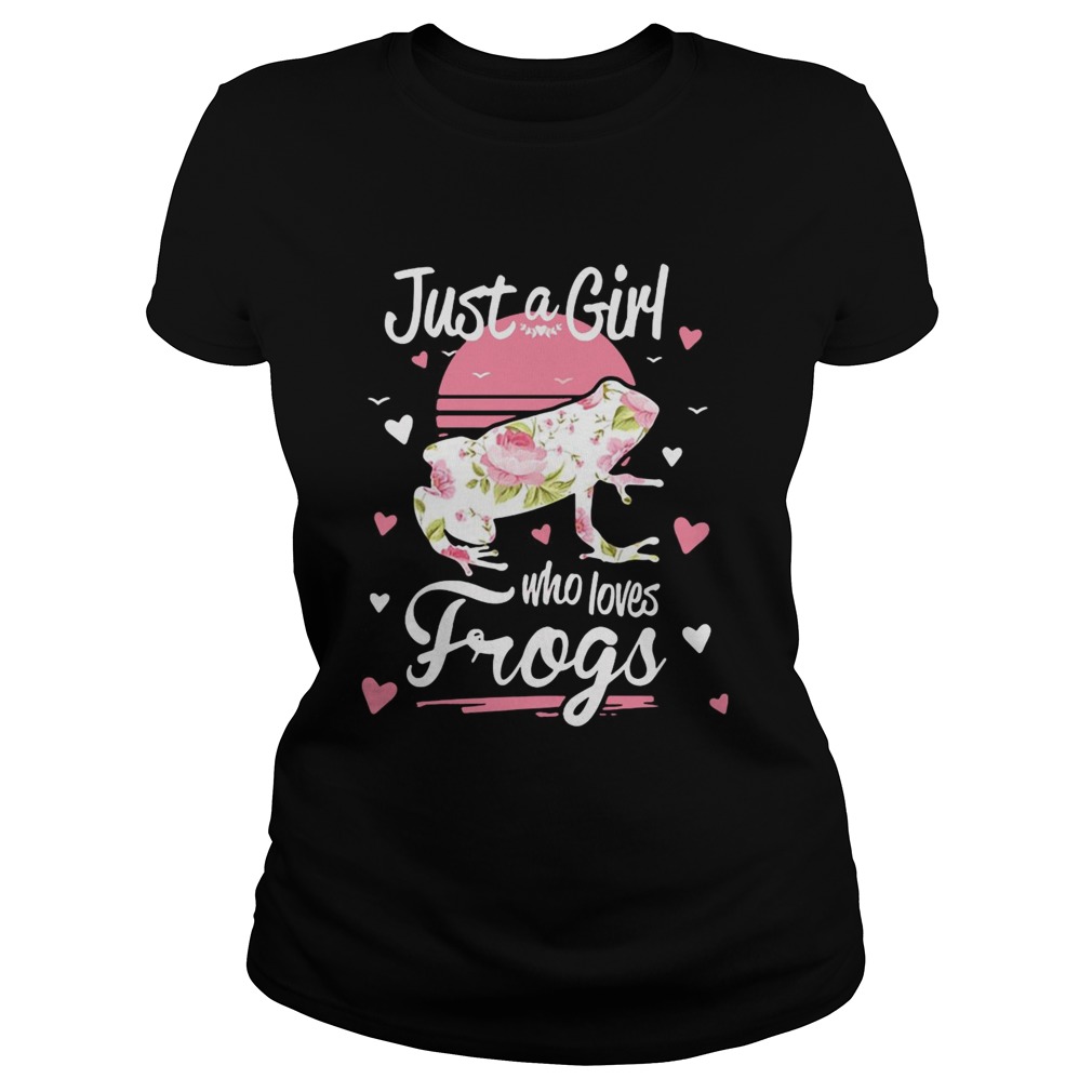 Just A Girl Who Loves Frogs Classic Ladies