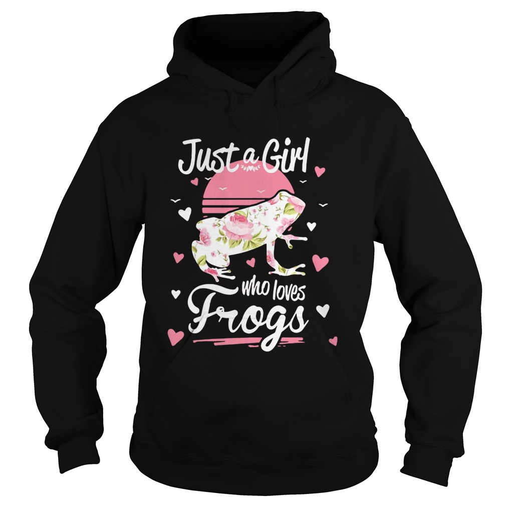 Just A Girl Who Loves Frogs Hoodie