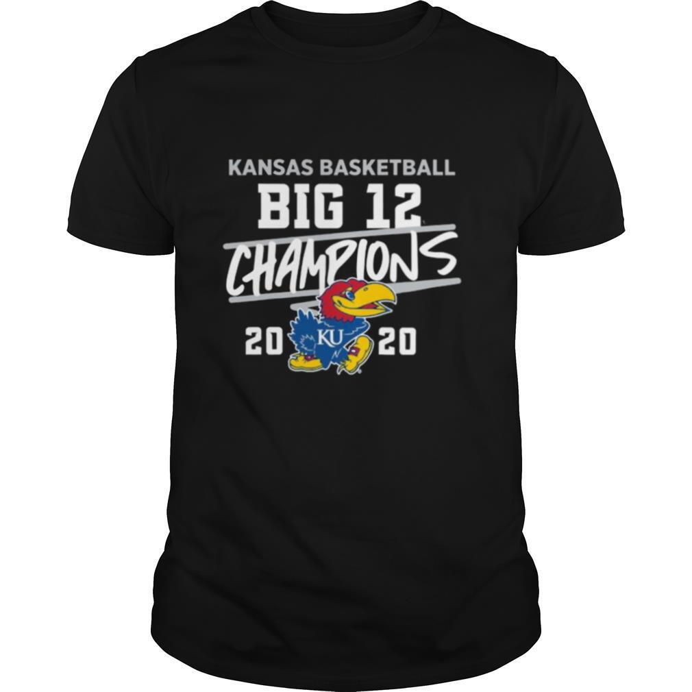 Kansas jayhawks basketball big 12 champions 2020 shirt