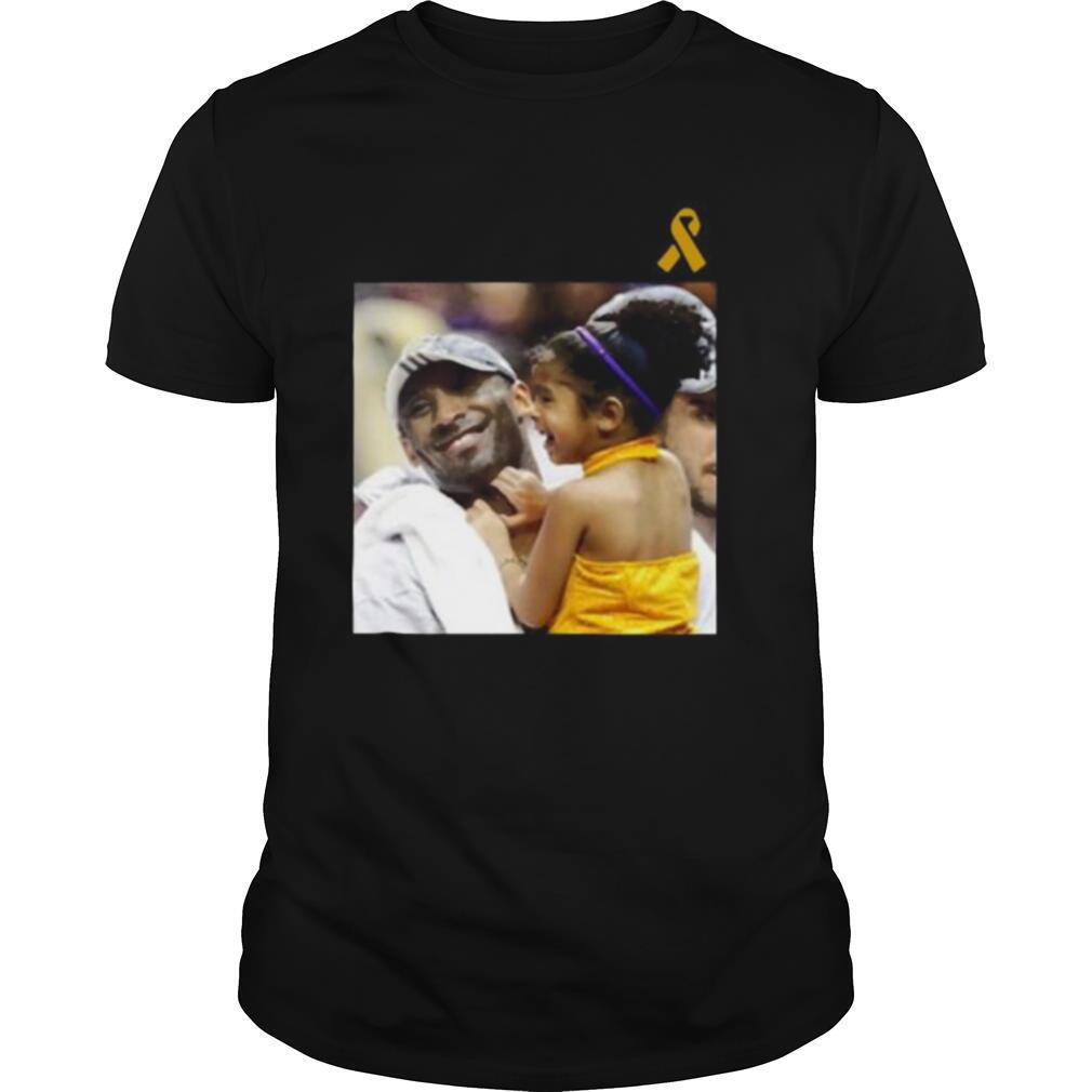 Kobe bryant and daughter mamba shirt