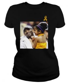 Kobe bryant and daughter mamba shirt