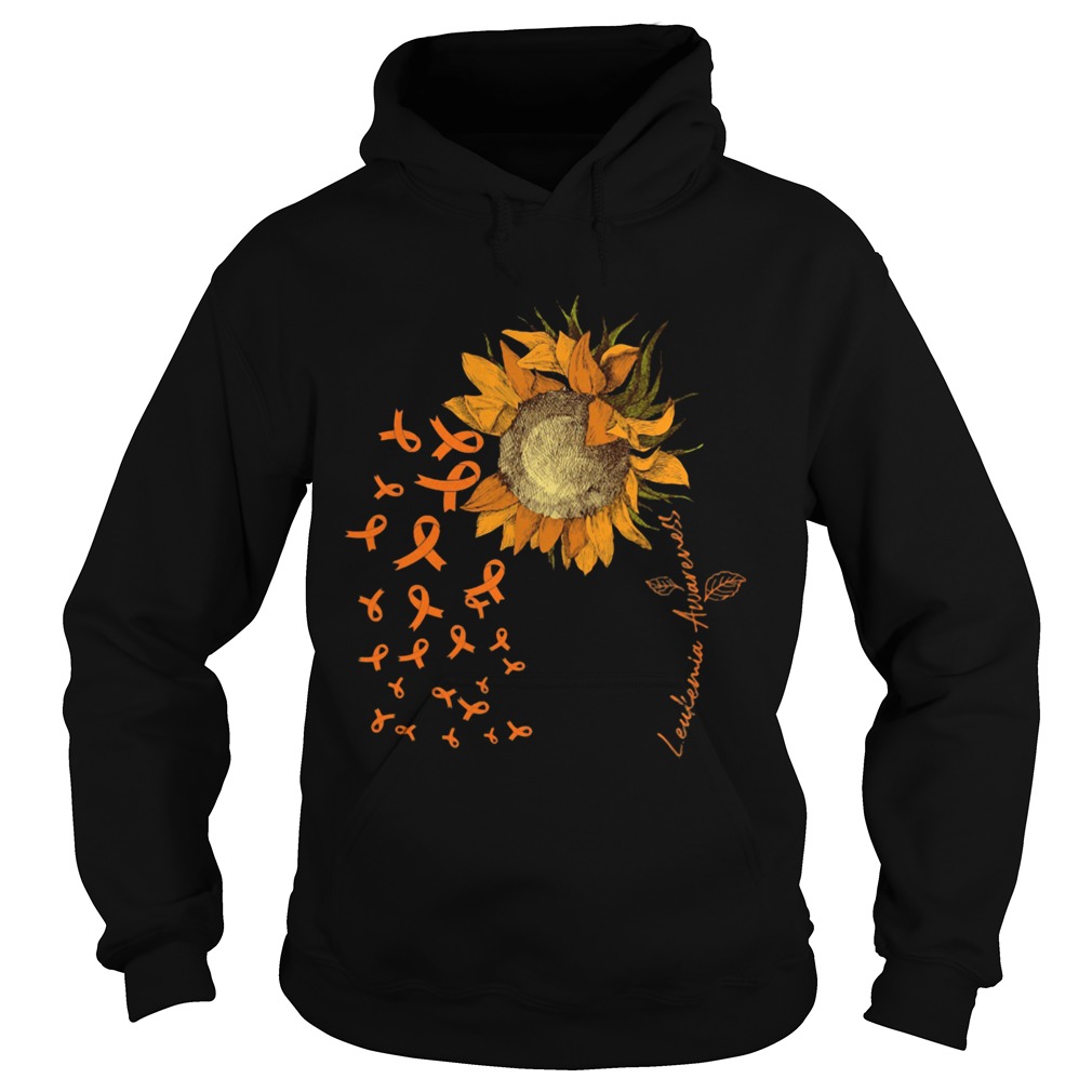 LEUKEMIA AWARENESS SUNFLOWER RIBBON Hoodie