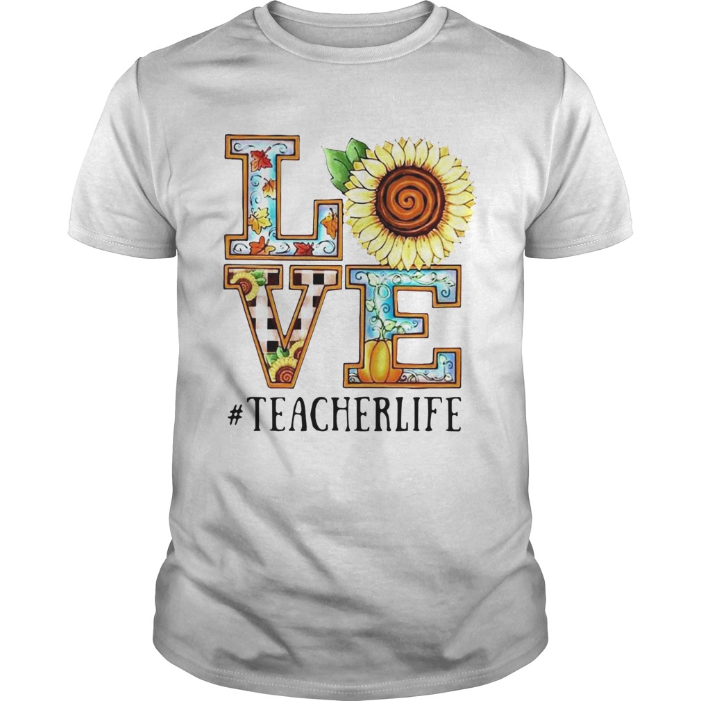 Love Sunflower teacherlife shirt