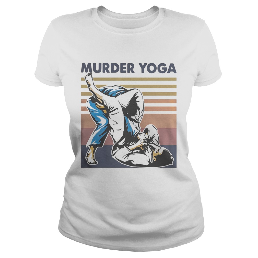 MURDER YOGA VINTAGE RETRO  Classic Ladies