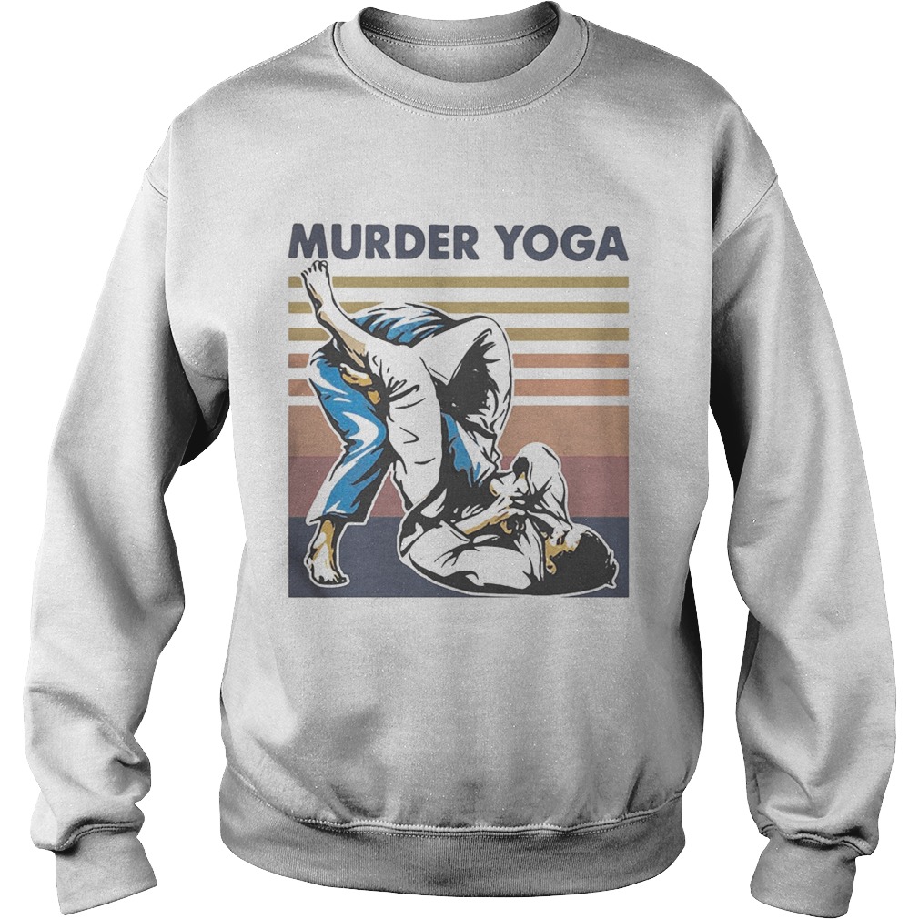 MURDER YOGA VINTAGE RETRO  Sweatshirt