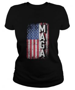 Maga american flag independence day  Classic Ladies