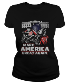 Make america great again american flag independence day  Classic Ladies