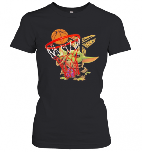 Mamba Forever Kobe Bryant Baby Yoda Playing Basketball T-Shirt Classic Women's T-shirt