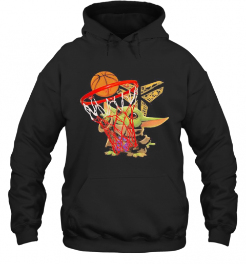 Mamba Forever Kobe Bryant Baby Yoda Playing Basketball T-Shirt Unisex Hoodie