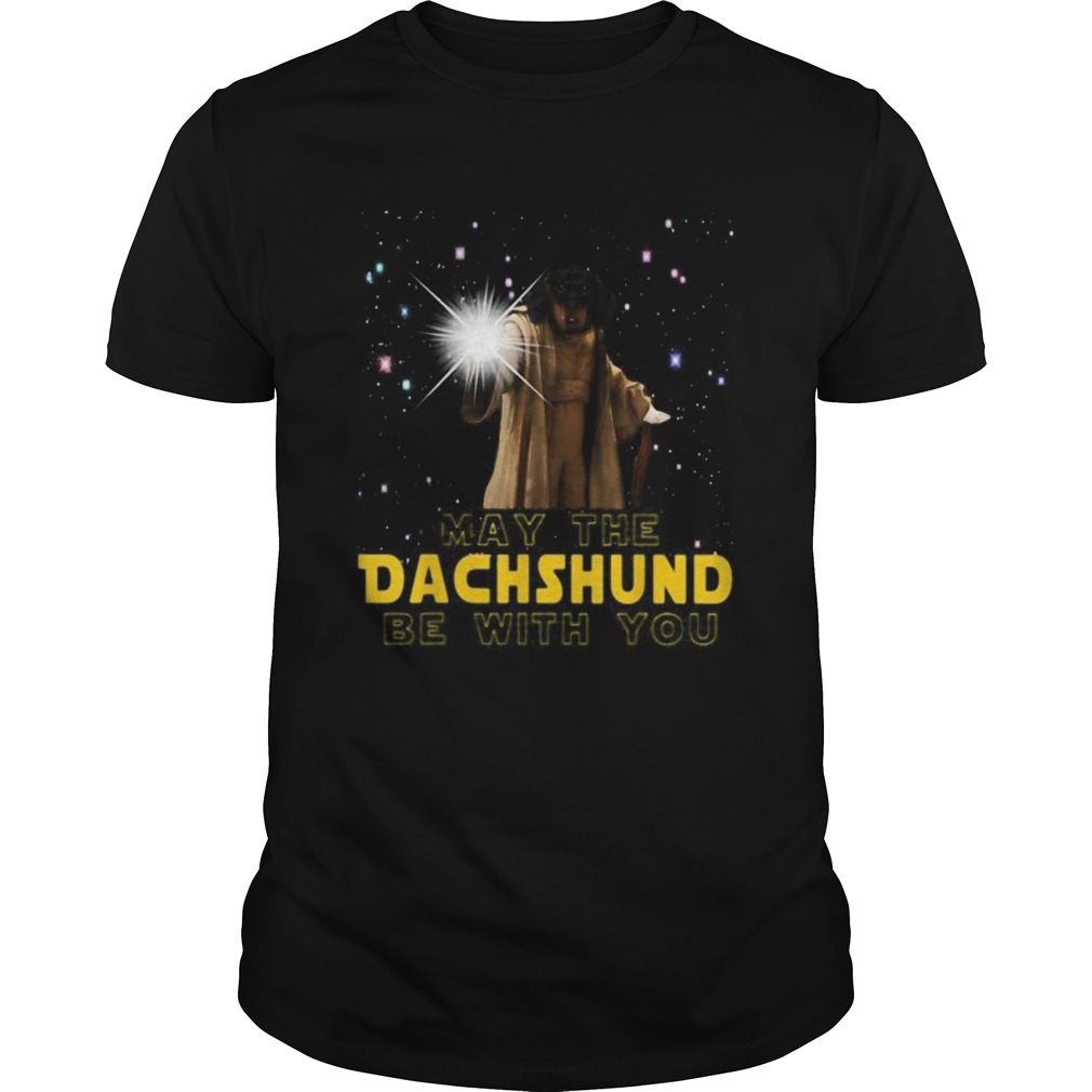 May the dachshund be with you star shirt