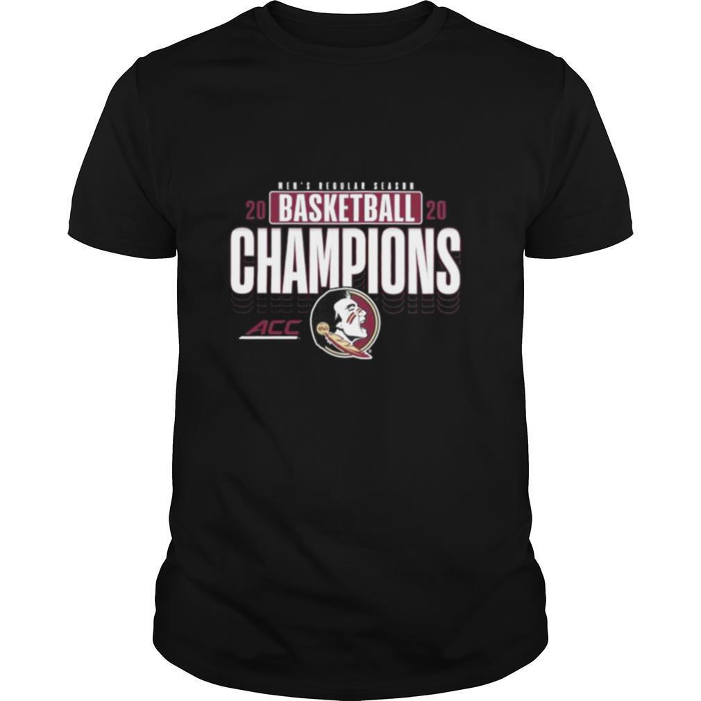 Men’s regular season 2020 basketball champions florida state seminoles shirt