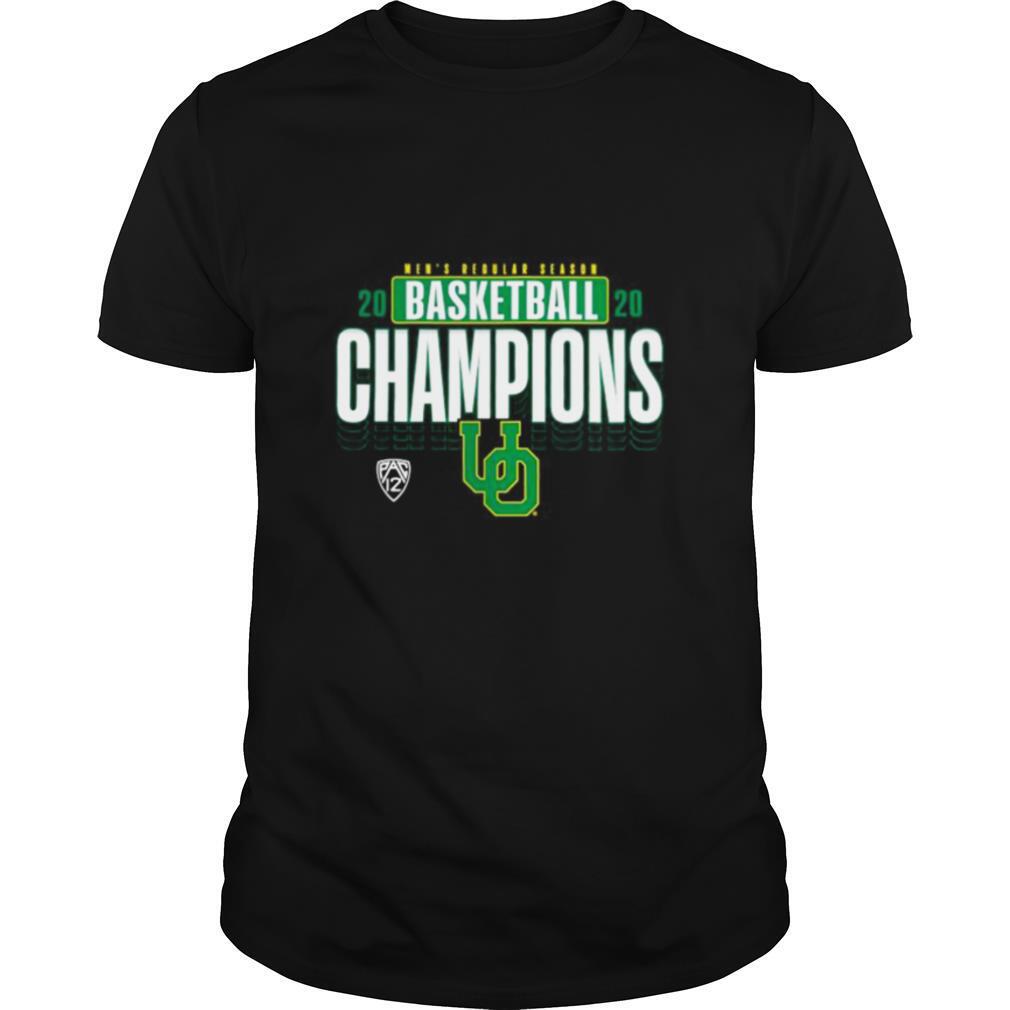 Men’s regular season 2020 basketball champions oregon ducks shirt