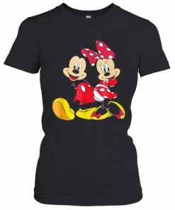 Mickey Mouse And Minnie Mouse T-Shirt Classic Women's T-shirt