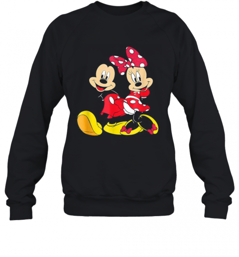 Mickey Mouse And Minnie Mouse T-Shirt Unisex Sweatshirt