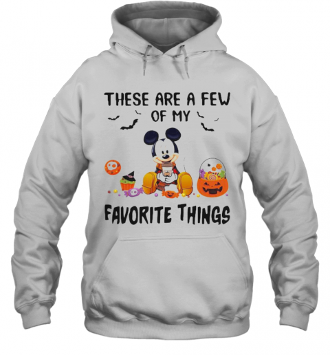 Mickey Mouse These Are A Few Of My Favorite Things Pumpkins T-Shirt Unisex Hoodie