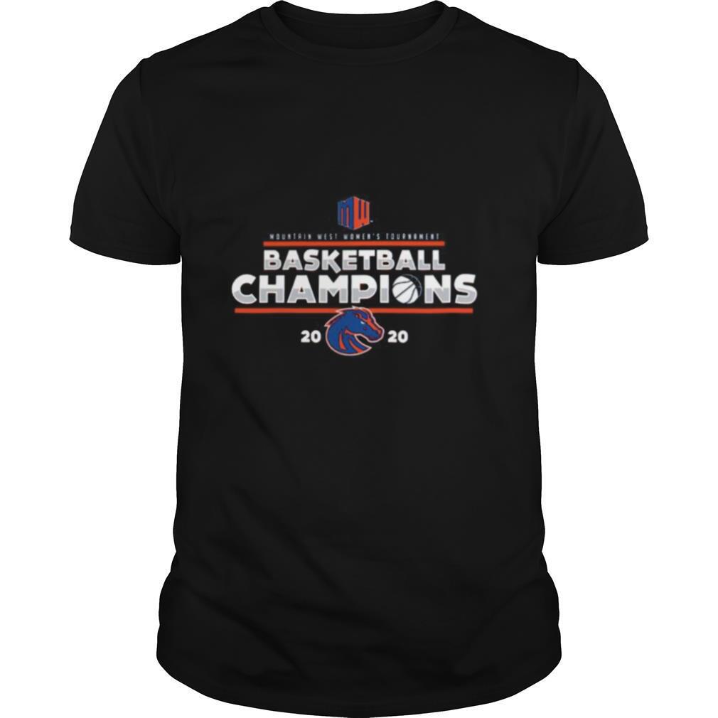 Mountain west women’s tournament basketball champions 2020 denver broncos team shirt