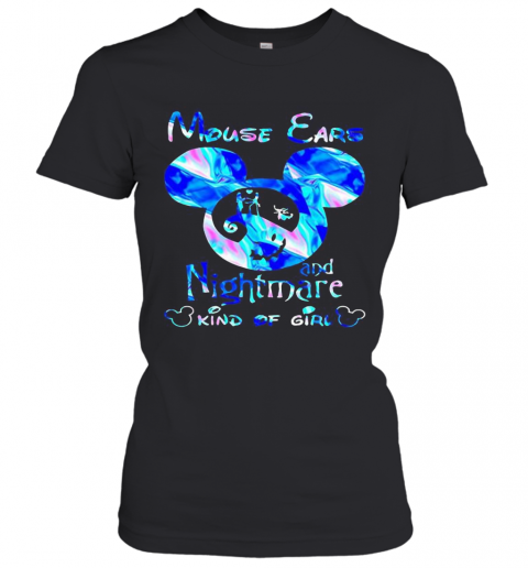 Mouse Ears And Nightmare Kind Of Girl T-Shirt Classic Women's T-shirt