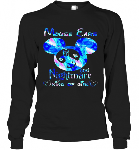 Mouse Ears And Nightmare Kind Of Girl T-Shirt Long Sleeved T-shirt 