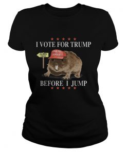 Mouse i vote for trump before i jump lemmings for donald stars  Classic Ladies