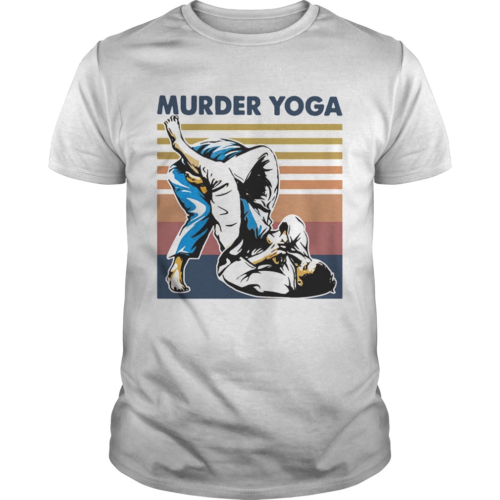 Murder Yoga Vintage Retro shirt