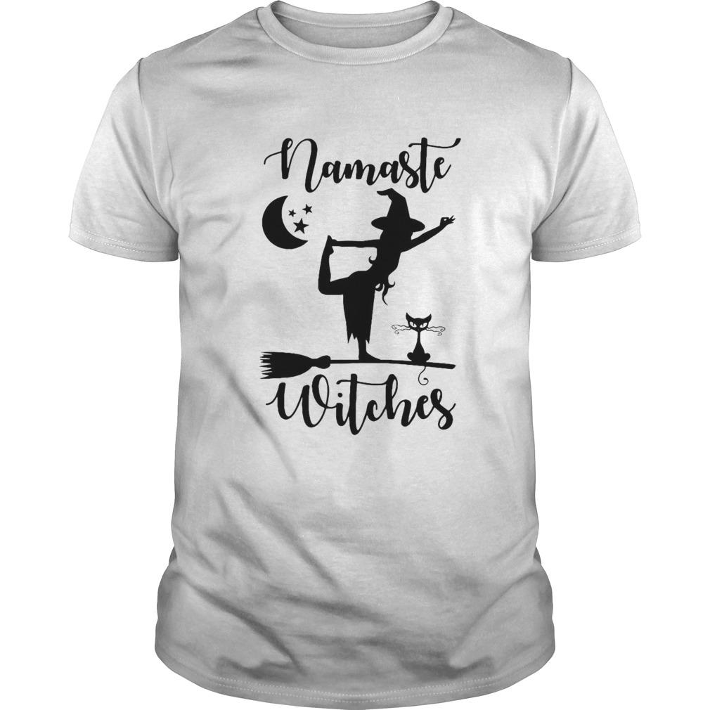 Namaste Witches Cat Halloween shirt