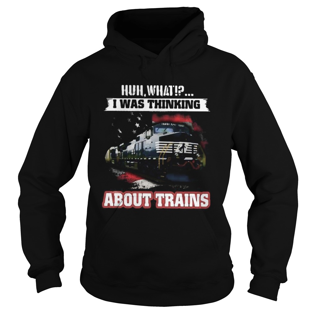 Nederlandse spoorwegen huh what i was thinking about trains Hoodie