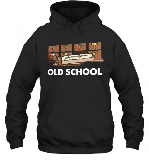 Old School Librarian New T-Shirt Unisex Hoodie