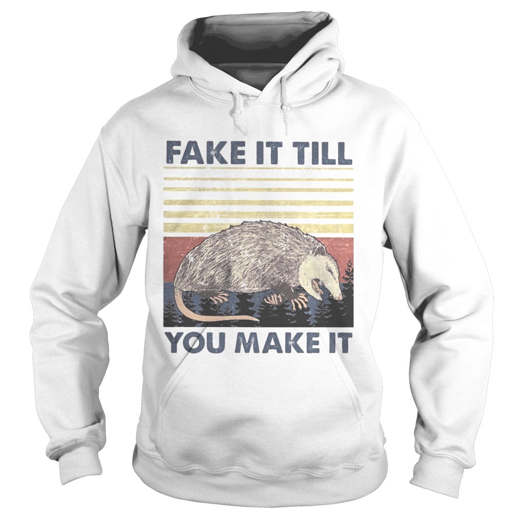 Oryzomys palustris fake it till you make it vintage retro Hoodie