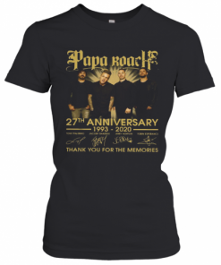 Papa Roach 27Th Anniversary 1993 2020 Thank You For The Memories Signatures T-Shirt Classic Women's T-shirt