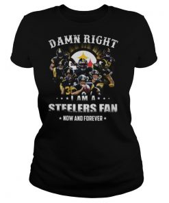 Pittsburgh Steelers Damn Right I Am A Steelers Fan Now And Forever shirt