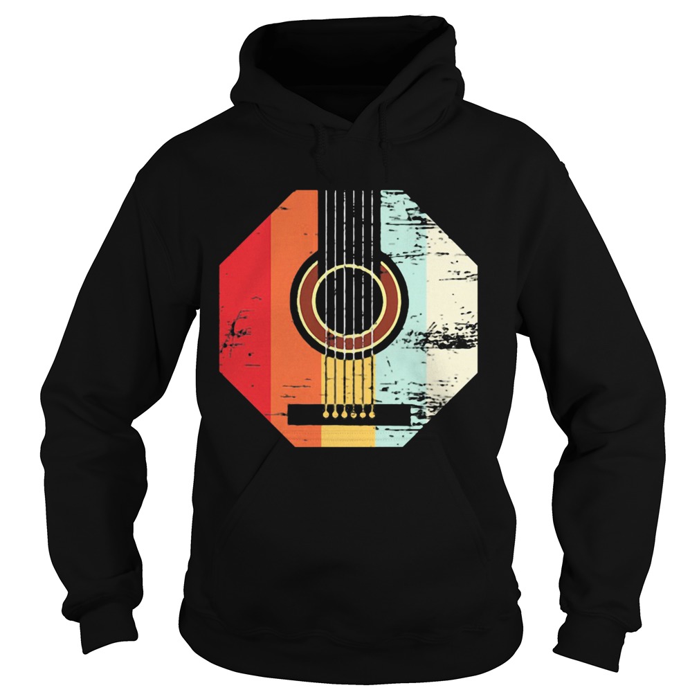 Pretty Guitar Vintage Retro Hoodie