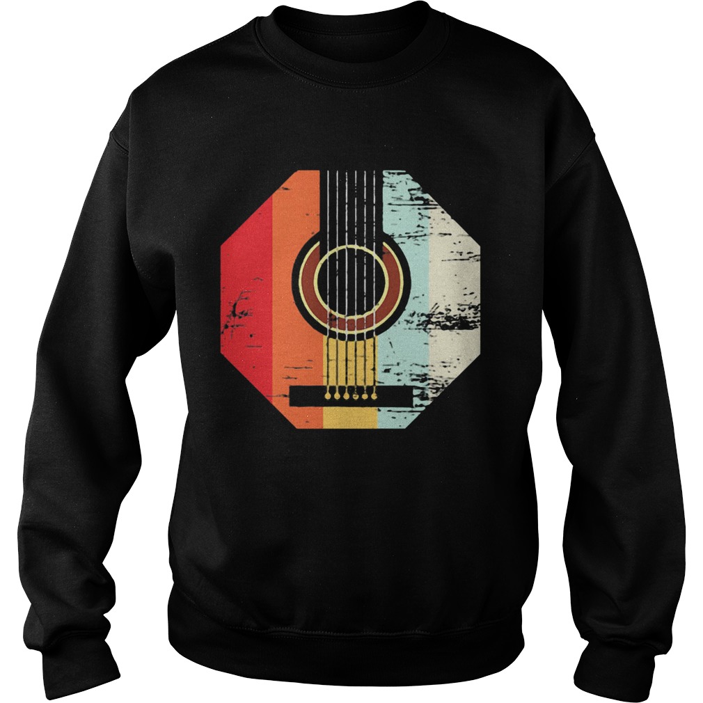 Pretty Guitar Vintage Retro Sweatshirt