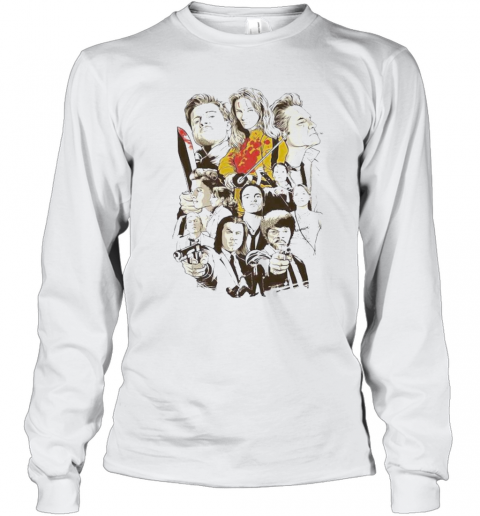 Quentin Tarantino Movies Art T-Shirt Long Sleeved T-shirt 