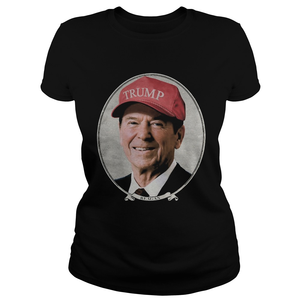 Ronald Reagan Trump Hat  Classic Ladies