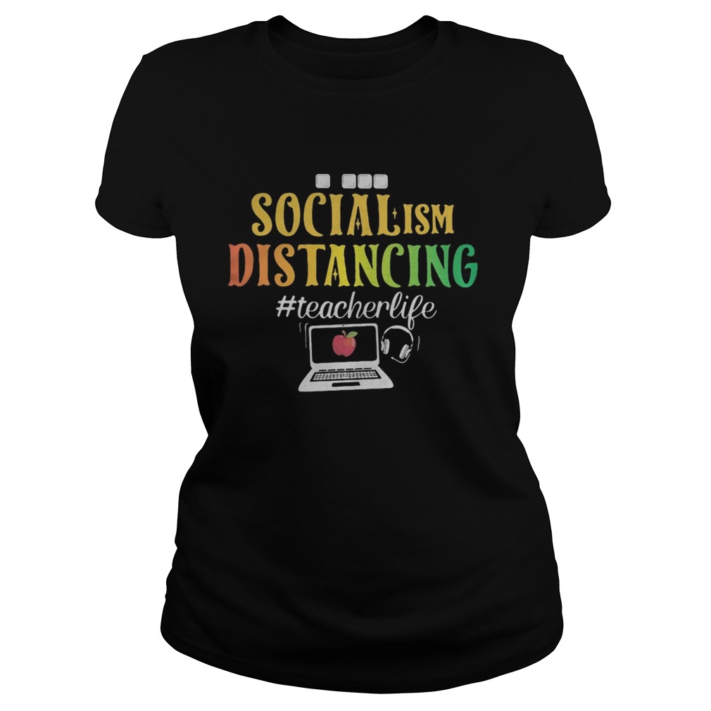 SOCIAL ISM DISTANCING TEACHERLIFE APPLE LAPTOP  Classic Ladies