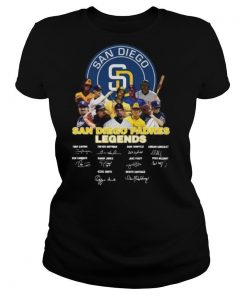 San diego padres legends baseball signatures shirt