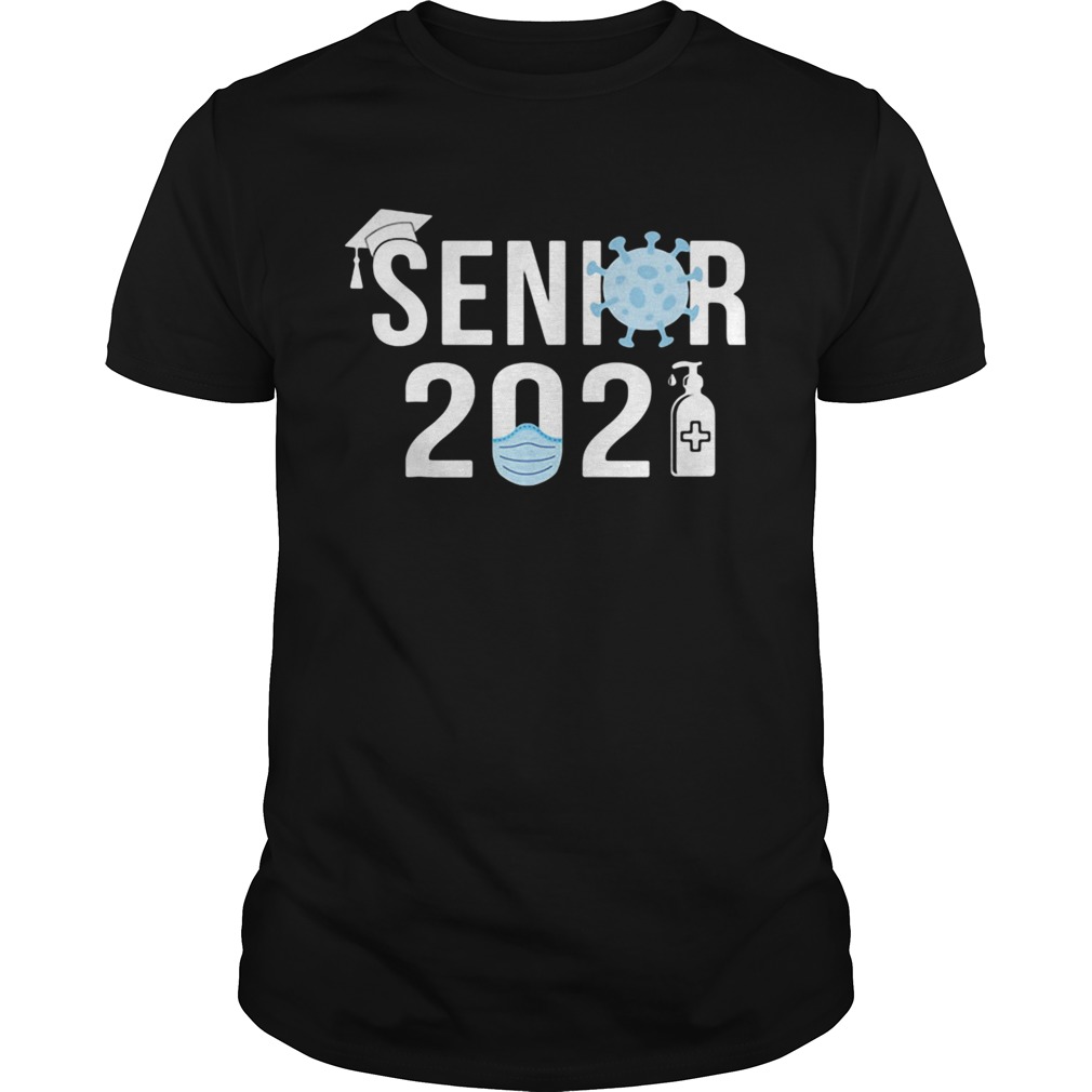 Senior 2020 Student Mask Hand Sanitizer shirt