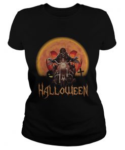 Skeleton Biker Halloween  Classic Ladies