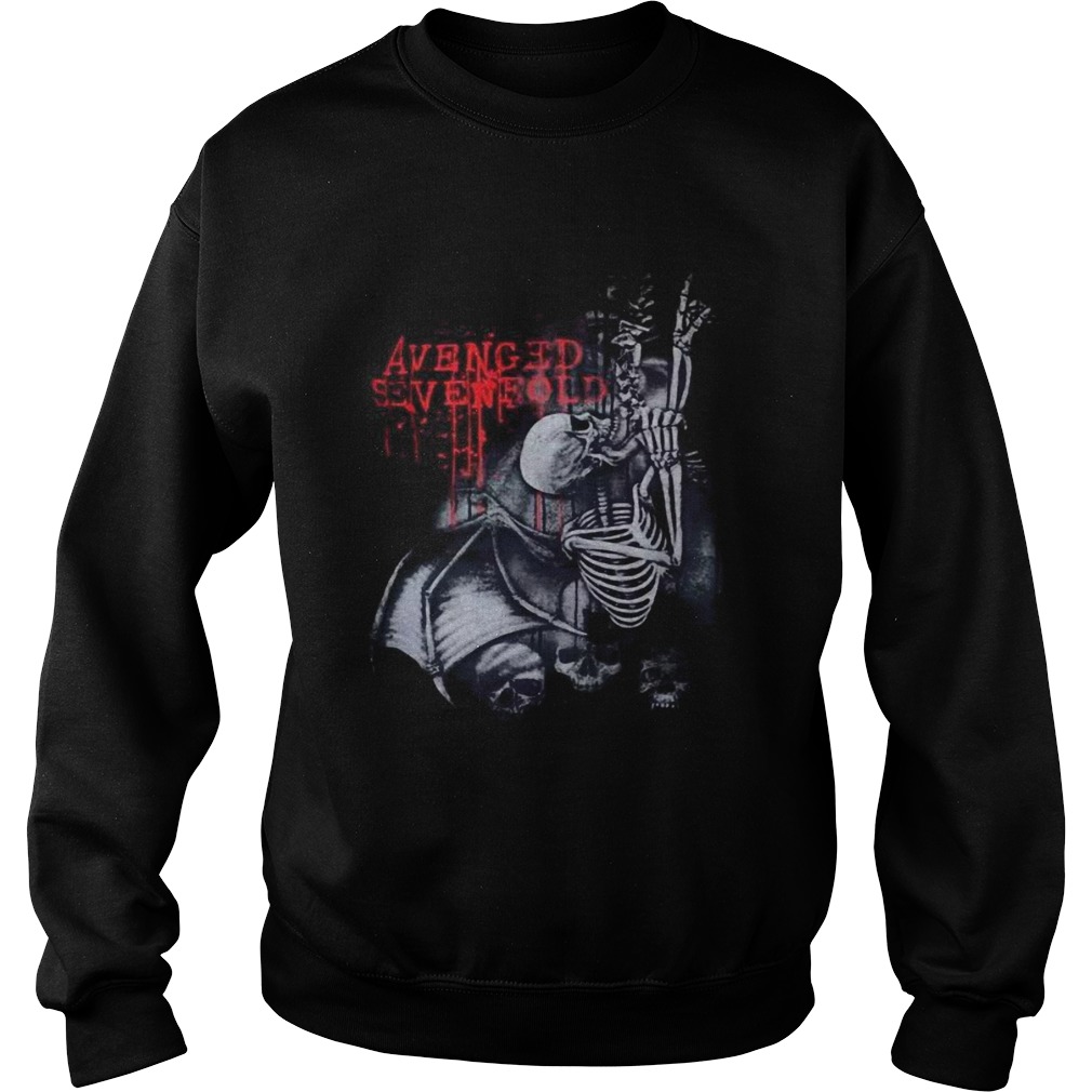 Skeleton bat avenged sevenfold Sweatshirt