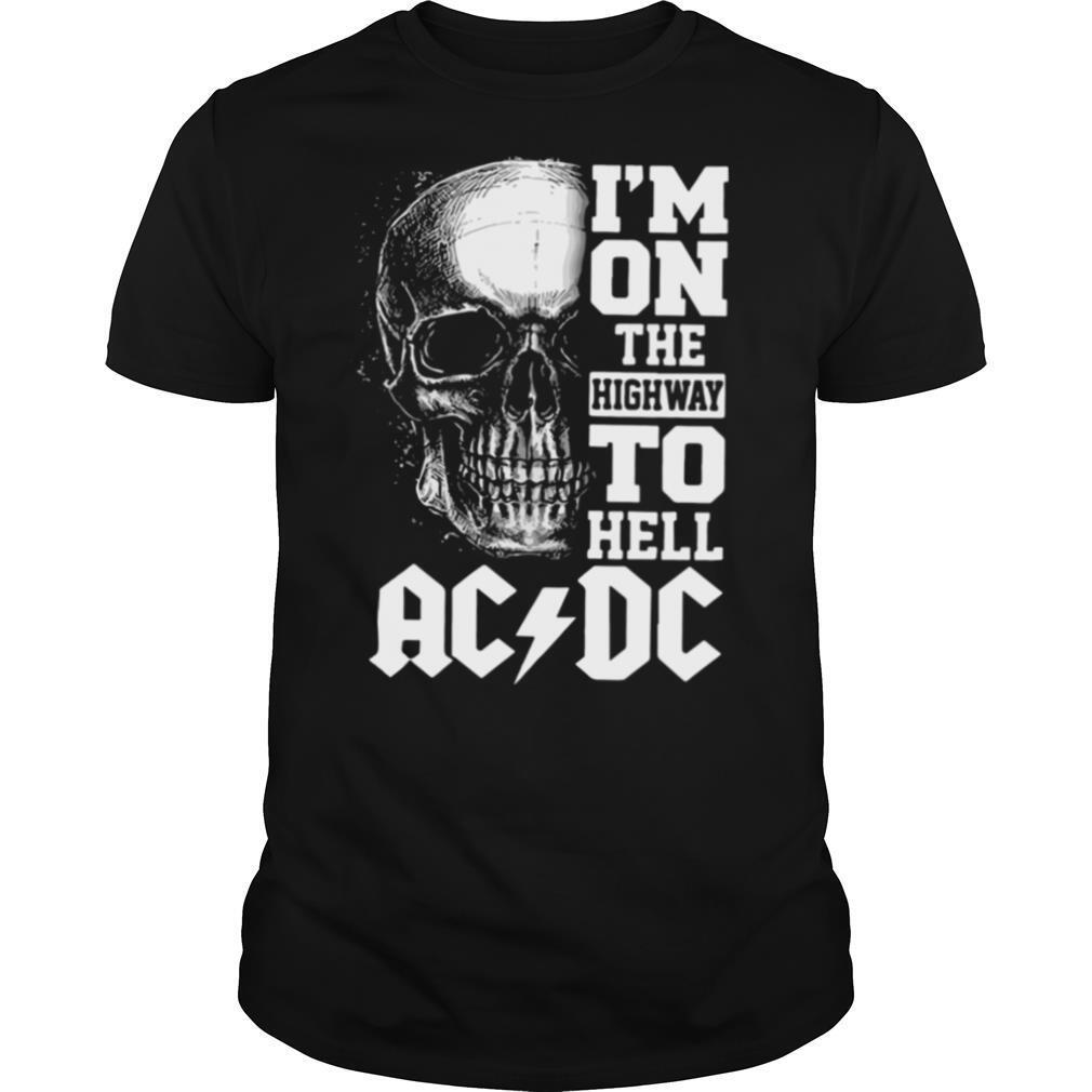 Skull I’m On The Highway To Hell AC DC shirt