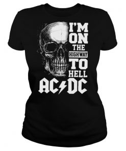 Skull I’m On The Highway To Hell AC DC shirt