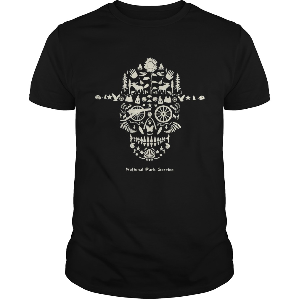 Skull National Park Service shirt