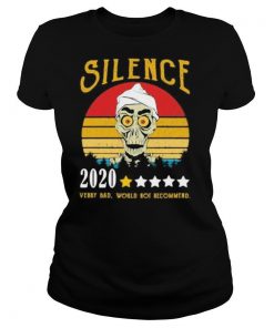 Skull silence 2020 very bad would not recommend vintage retro stars shirt