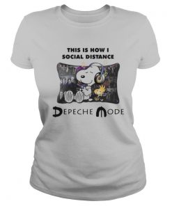 Snoopy This Is How I Social Distance Depeche Mode shirt