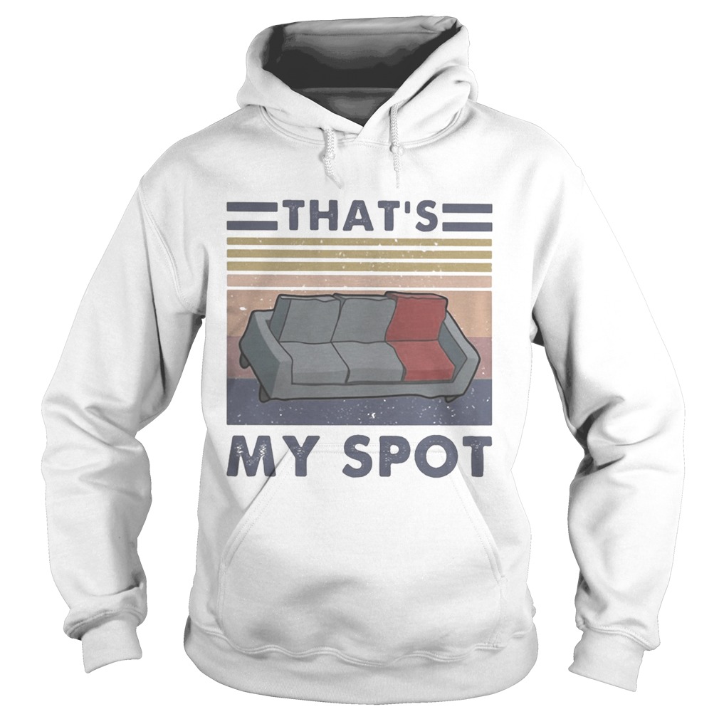 Sofa thats my spot vintage retro Hoodie