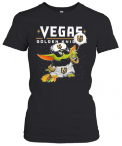 Star War Baby Yoda Vegas Golden Knights T-Shirt Classic Women's T-shirt